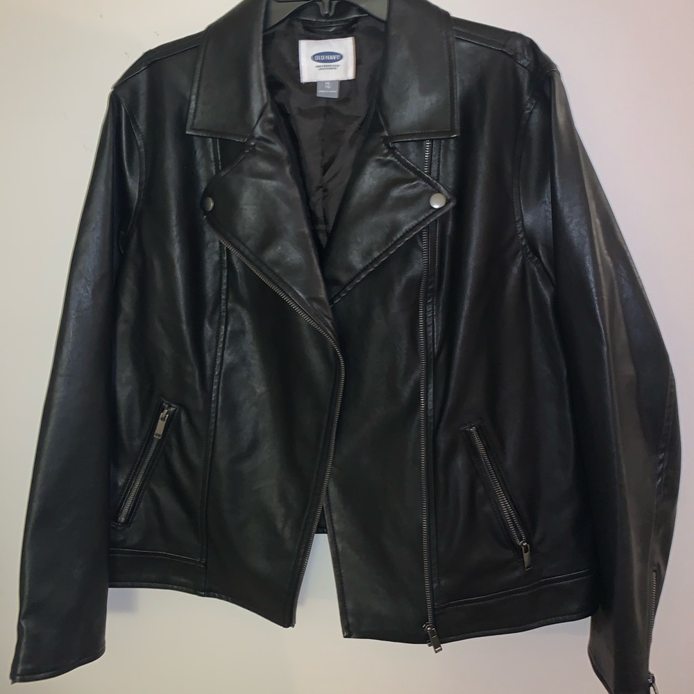 Faux Leather Jacket